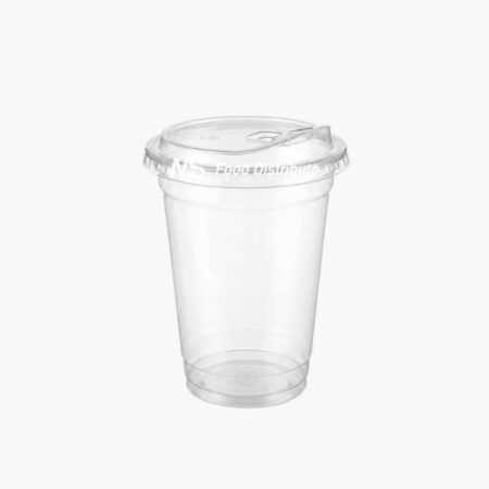 12OZ PET Cup Clear with Sipper Lid (95mm) -  (100's)