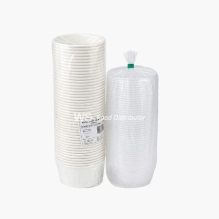 Paper Bowl White (520ml) (include lid)